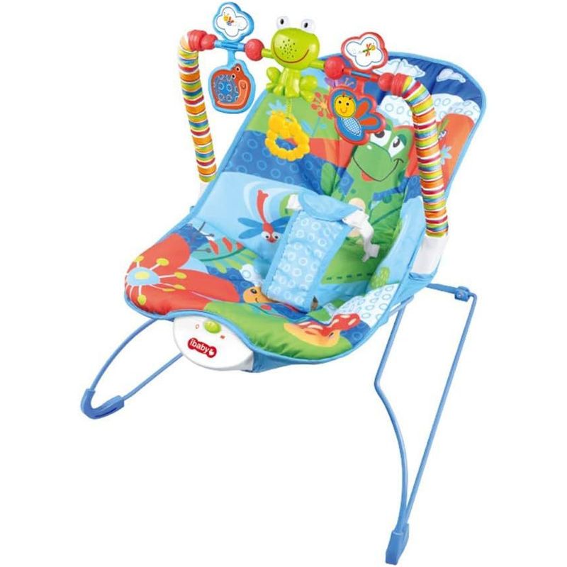 JUGANDO Y EDUCANDO - Silla Para Bebe Con Vibración Estimulación Temprana
