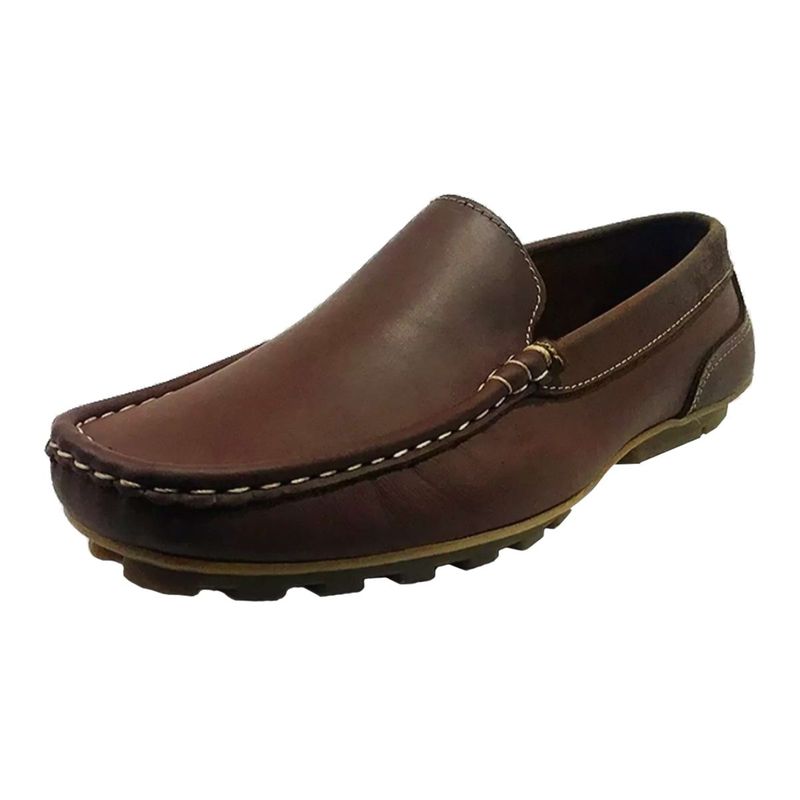 Cuero Zapatos Mocasines Cafe Zapato Casual Mocasines Semi Formal