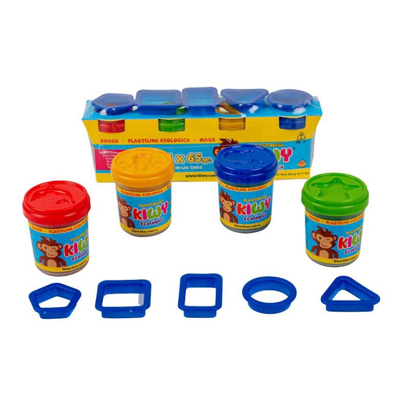 KIWY - Pack 4 x 65 gr FIGURAS GEOMETRICAS