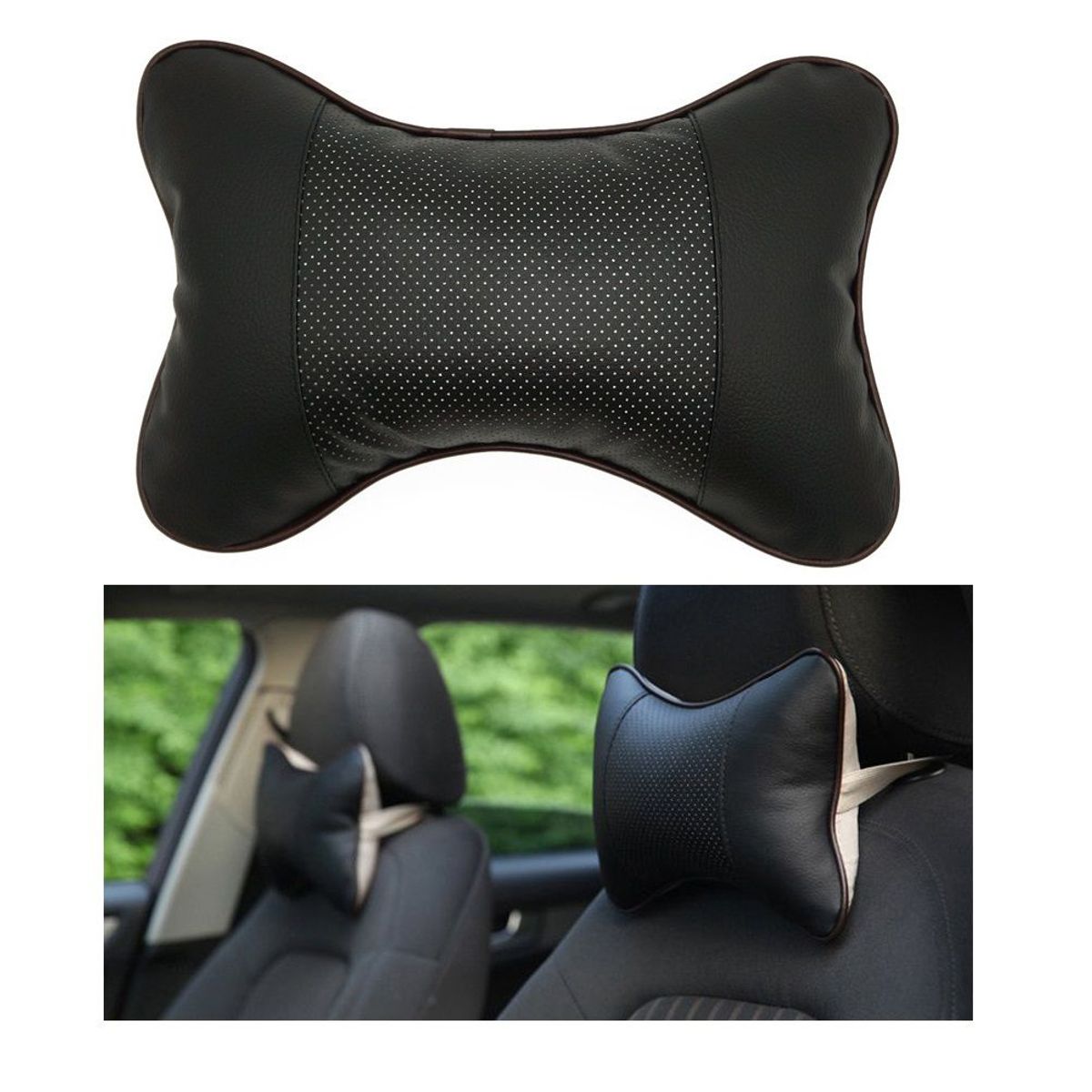 GENERICO - Cojin Almohada Reposacabezas Comodo Para Carro