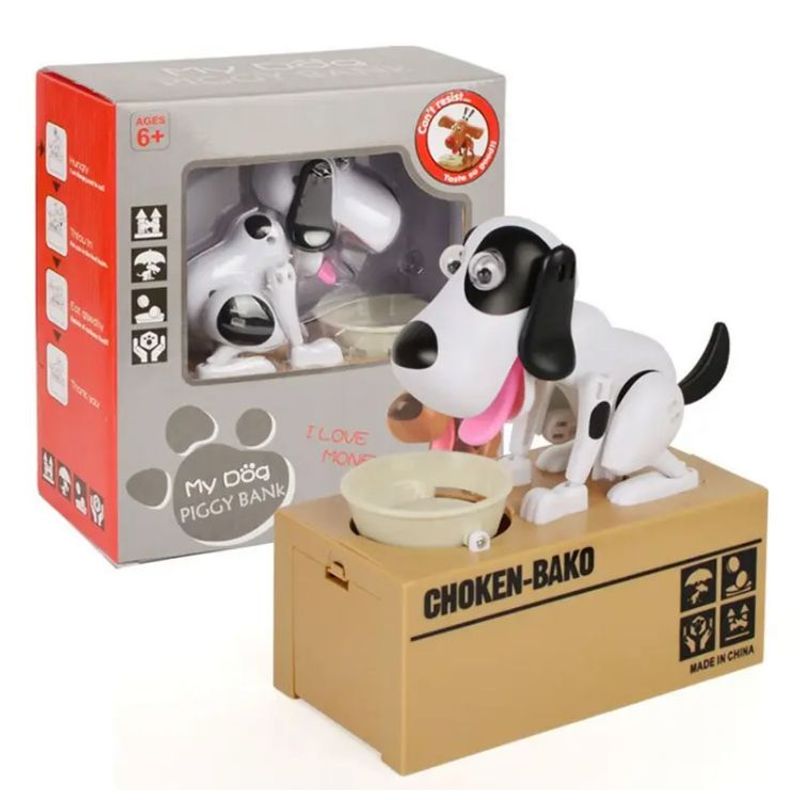 GENERICO - Alcancia Electronica Perro Roba Monedas Juguete Para Niños