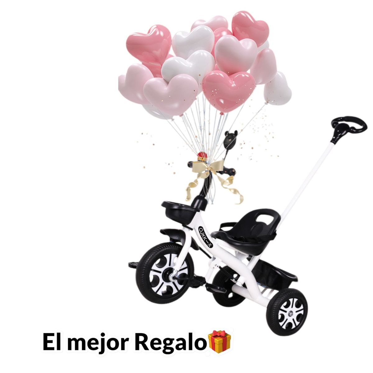 MULTIPLACE COLOMBIA - Triciclo paseador para niños importado en aluminio 2 en 1-