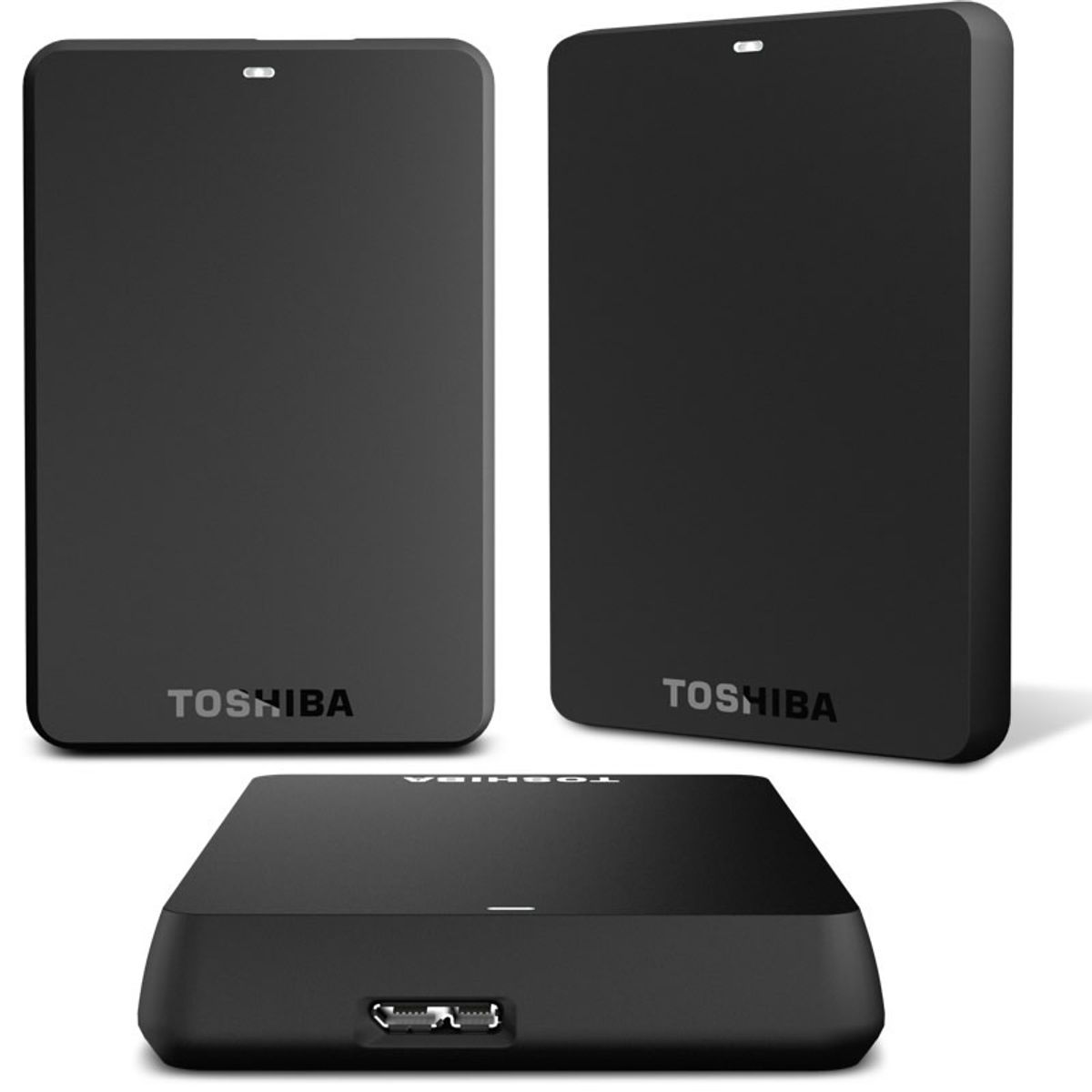 TOSHIBA - Disco Duro Externo Toshiba 1TB Canvio Basics USB 3.0
