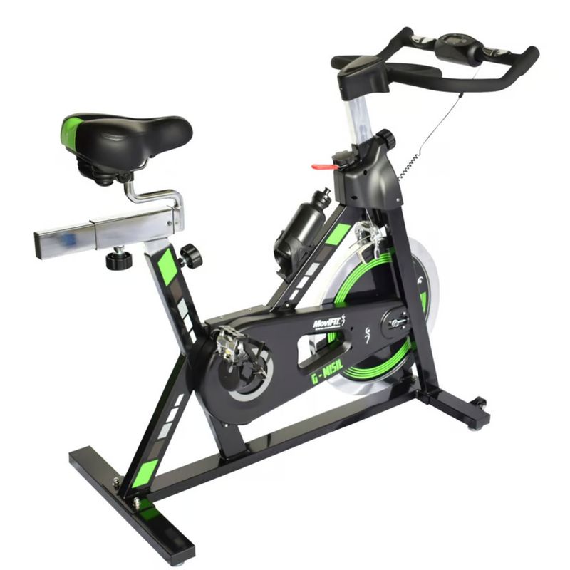 MOVIFIT - Bicicleta Spinning G-Misil Banda Silenciosa Volante 18 kg