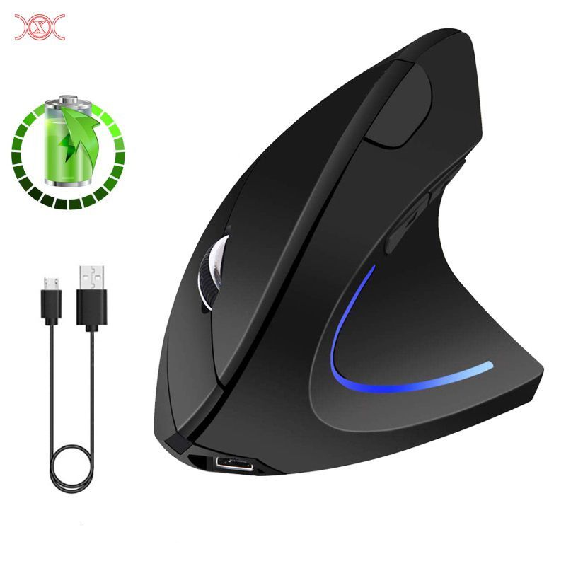 GENERICO - Mouse Vertical Inalámbrico Ergonómico Recargable