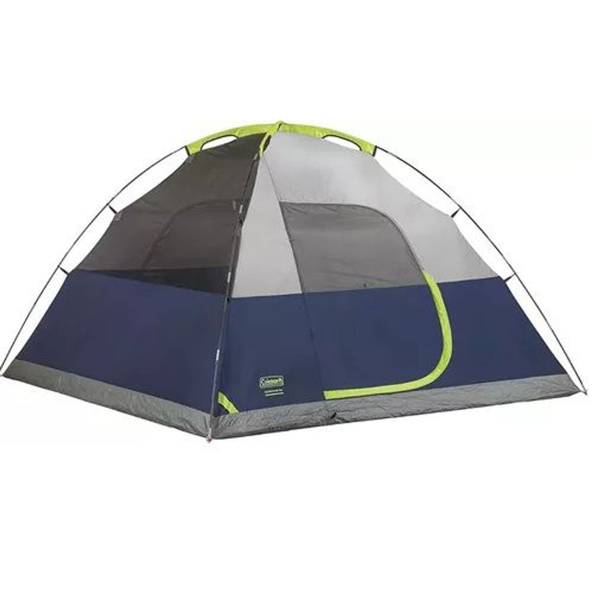 GENERICO - Carpa Coleman Doble Tendido 6 Personas Tienda Campaña Azul