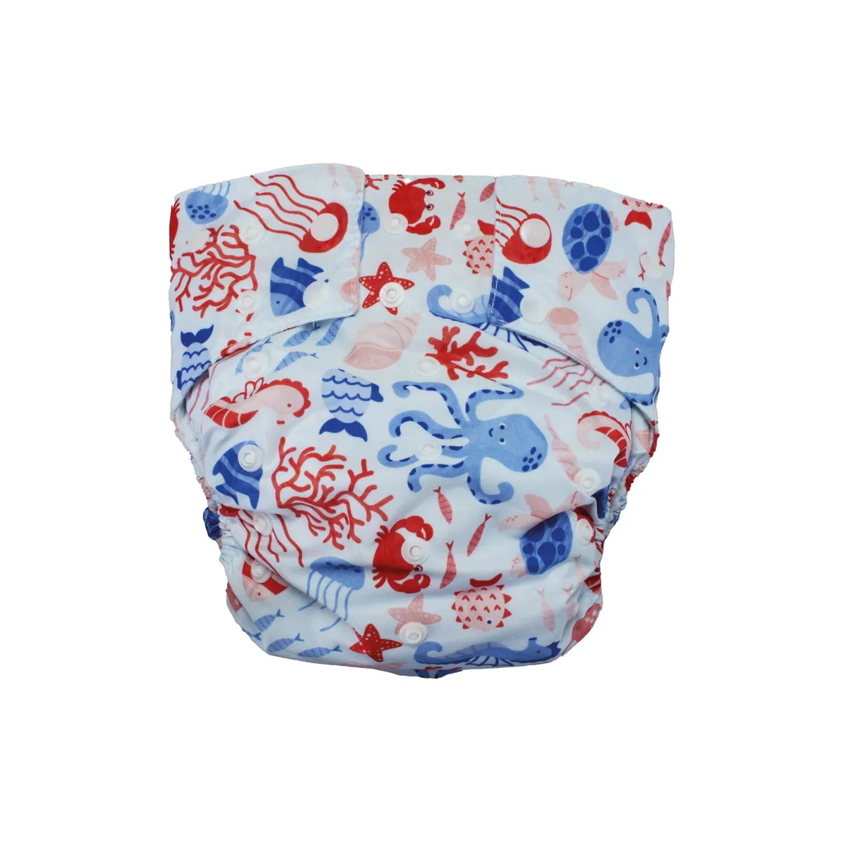 GENERICO - 3 Pañales Ecológicos +3 Insertos Baby be