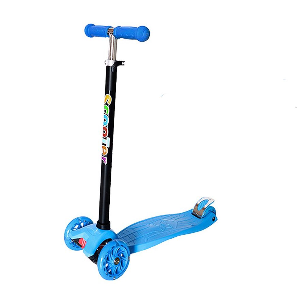 GENERICO - Monopatin scooter patineta para niños luces Azul