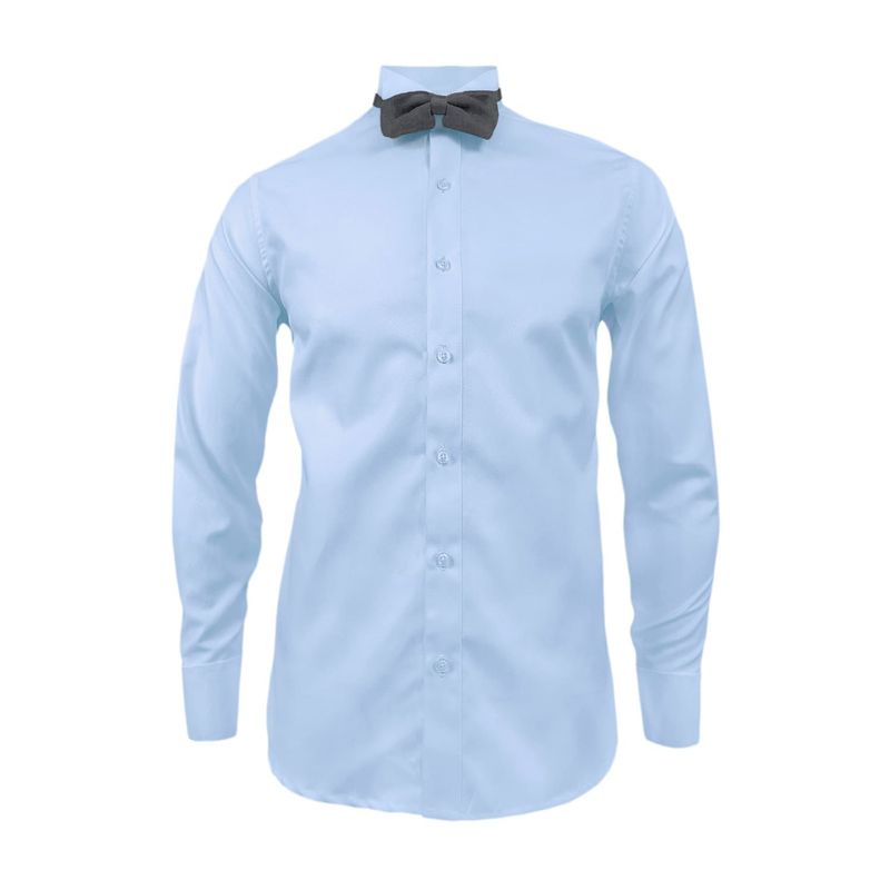SON DOS - Camisa smoking azul claro también en tallas grandes para hombre