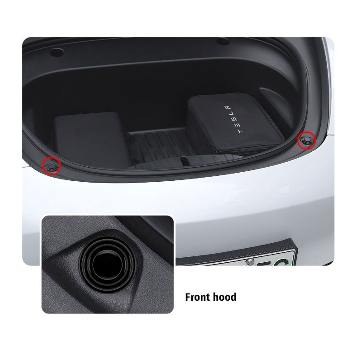 GENERICO - Amortiguador Suavizador Anti Golpe Puertas Carro