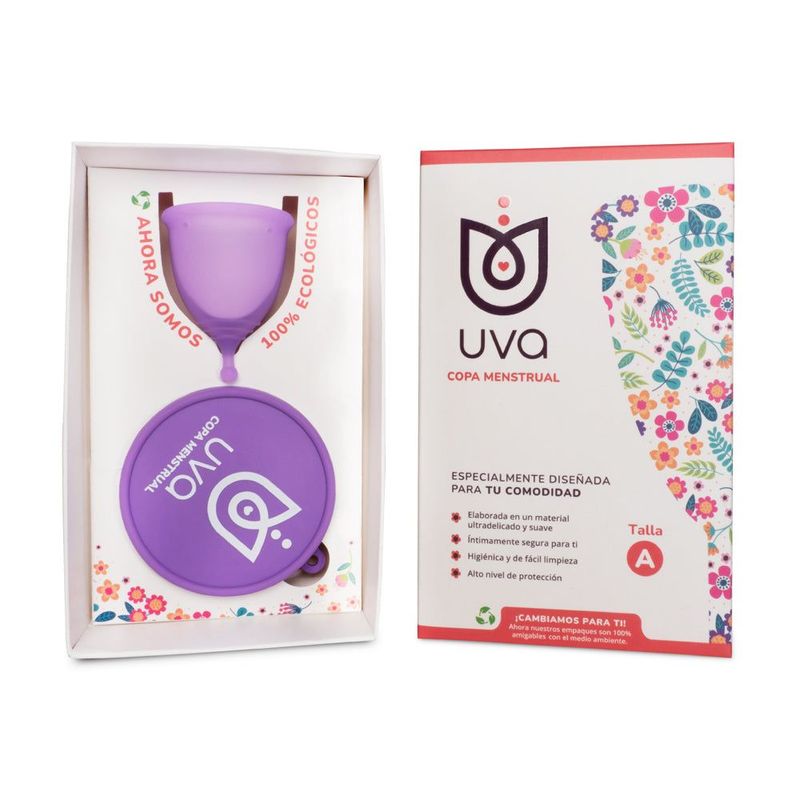 BALI SEX STORE - Copa menstrual uva  - comodidad, higiene y limpieza.