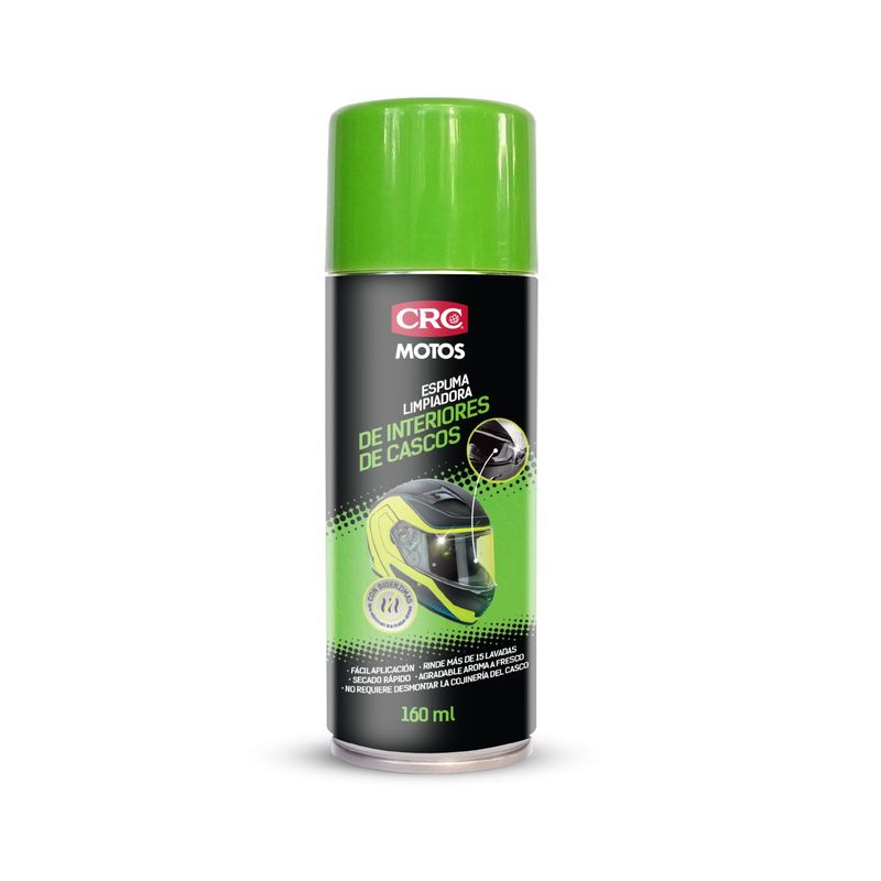 CRC - LIMPIADOR DE INTERIOR DE CASCOS EN AEROSOL 160 ML MOTOS CRC