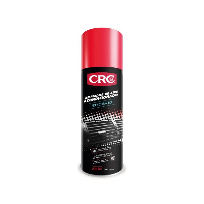 CRC - LIMPIADOR AIRE ACONDICIONADO FRESCURA ICE 220 ML AUTOS CRC