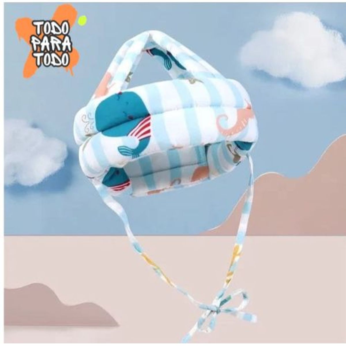 GENERICO - Casco de seguridad para bebe gorro protección para la cabeza