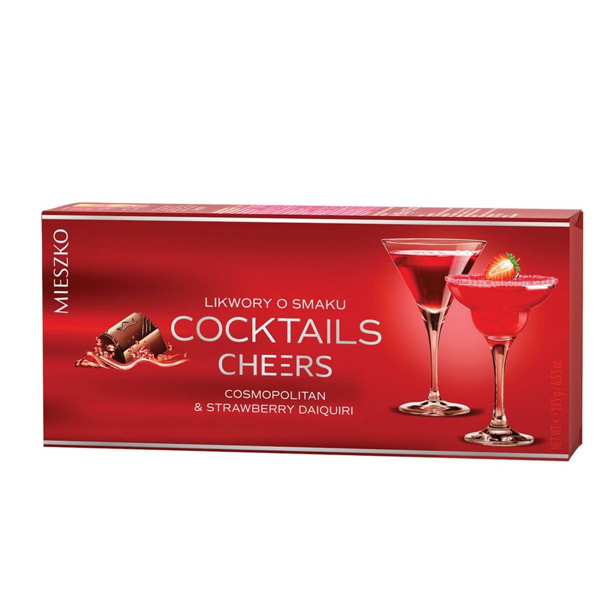 GENERICO - Chocolates De Licor Cocktails Cheers Strawberry Mieszko 100g.