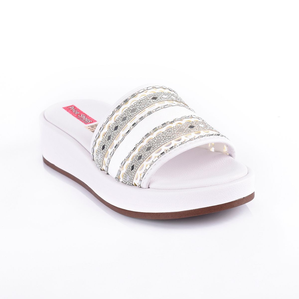 PRICE SHOES - Price Shoes Sandalia Para Dama 4725555BLANCO