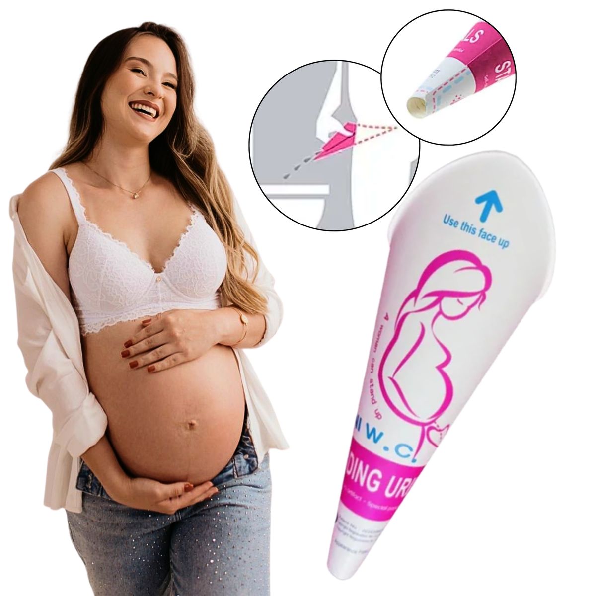 GENERICO - Orinal Desechable Para Mujeres X10 Unidades
