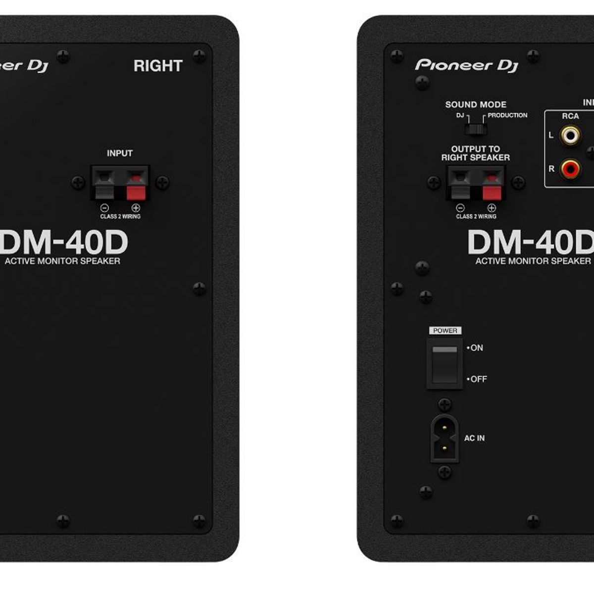 PIONEER - Monitor de estudio PIONEER DJ DM-40D Negro