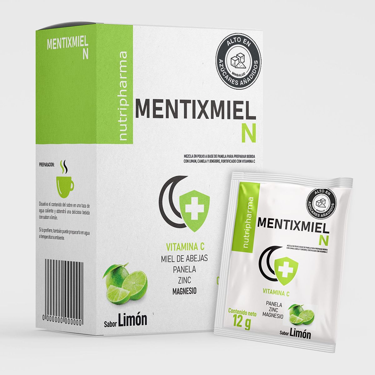 MENTIXMIEL - Mentixmiel Gripa Noche X 6 Sobres