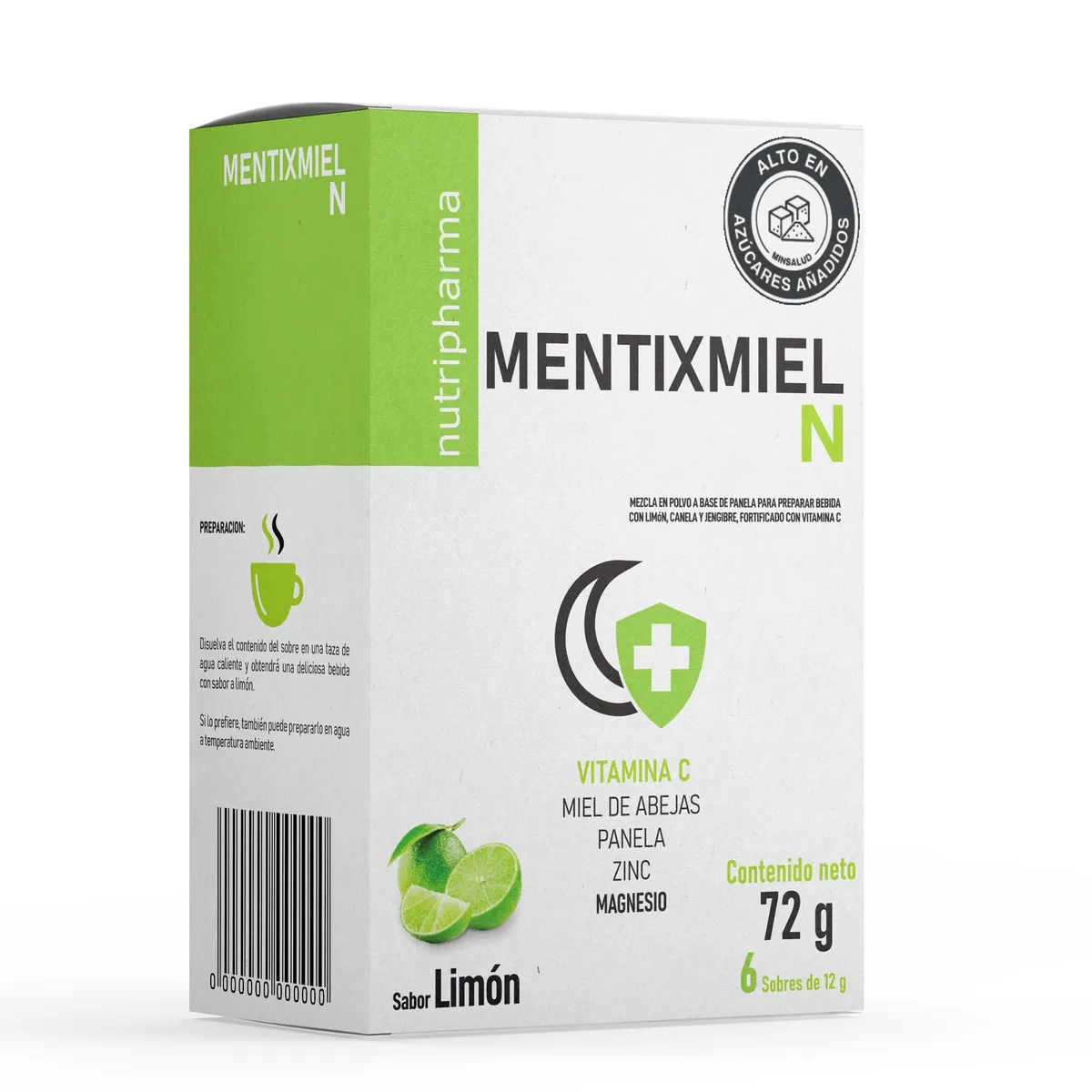 MENTIXMIEL - Mentixmiel Gripa Noche X 6 Sobres