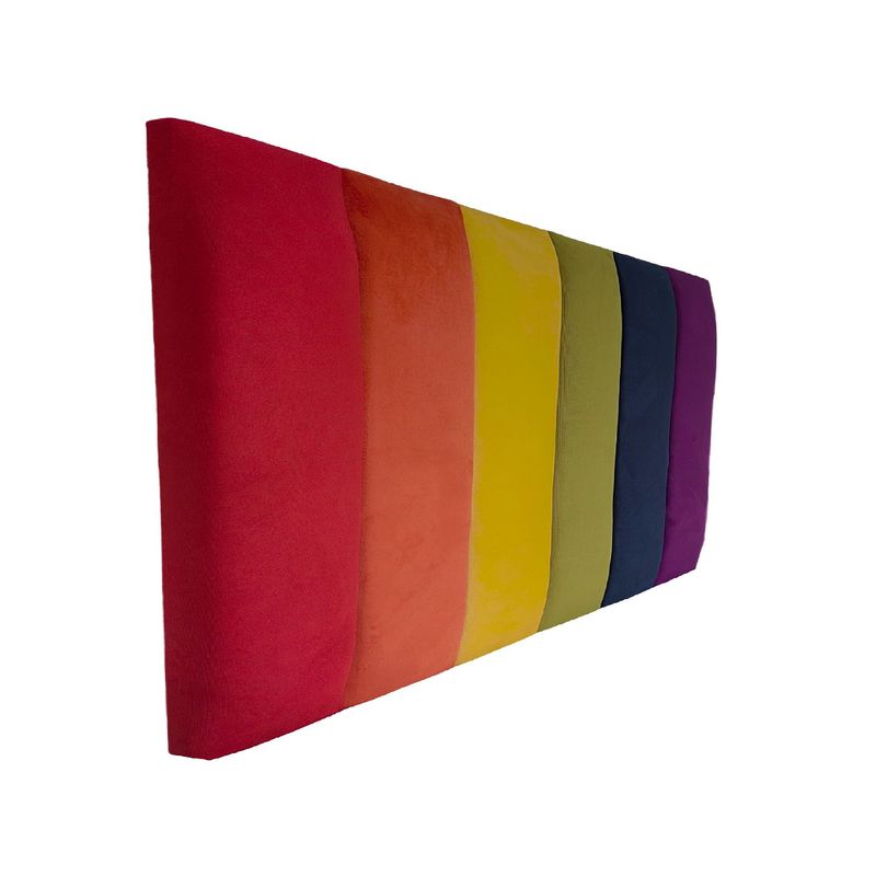 BANZAY - Cabecero Paneles Cama Doble Multicolor Pride