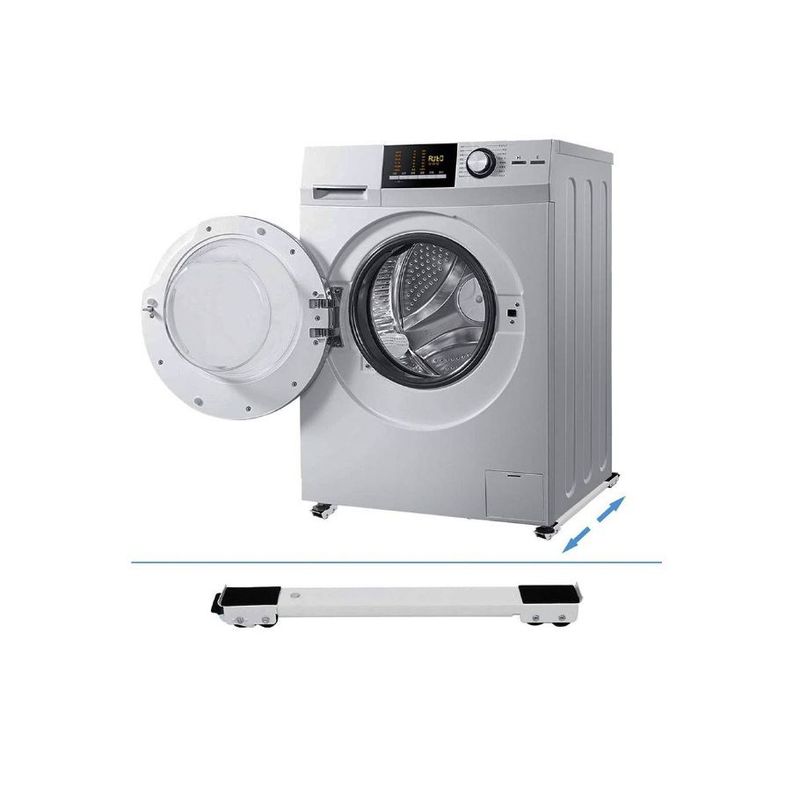 GENERICO - Base Soporte Ajustable Para Lavadoras Neveras Ruedas Moviles