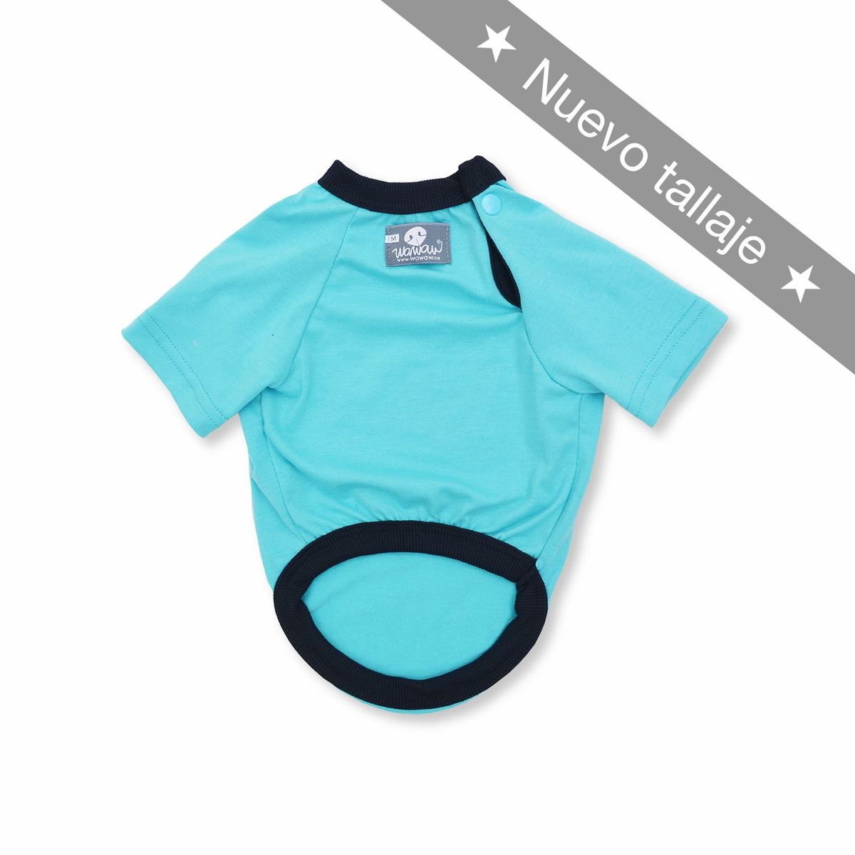 WAWAW - Camiseta para perro  talla S azul agua Papá Wawaw