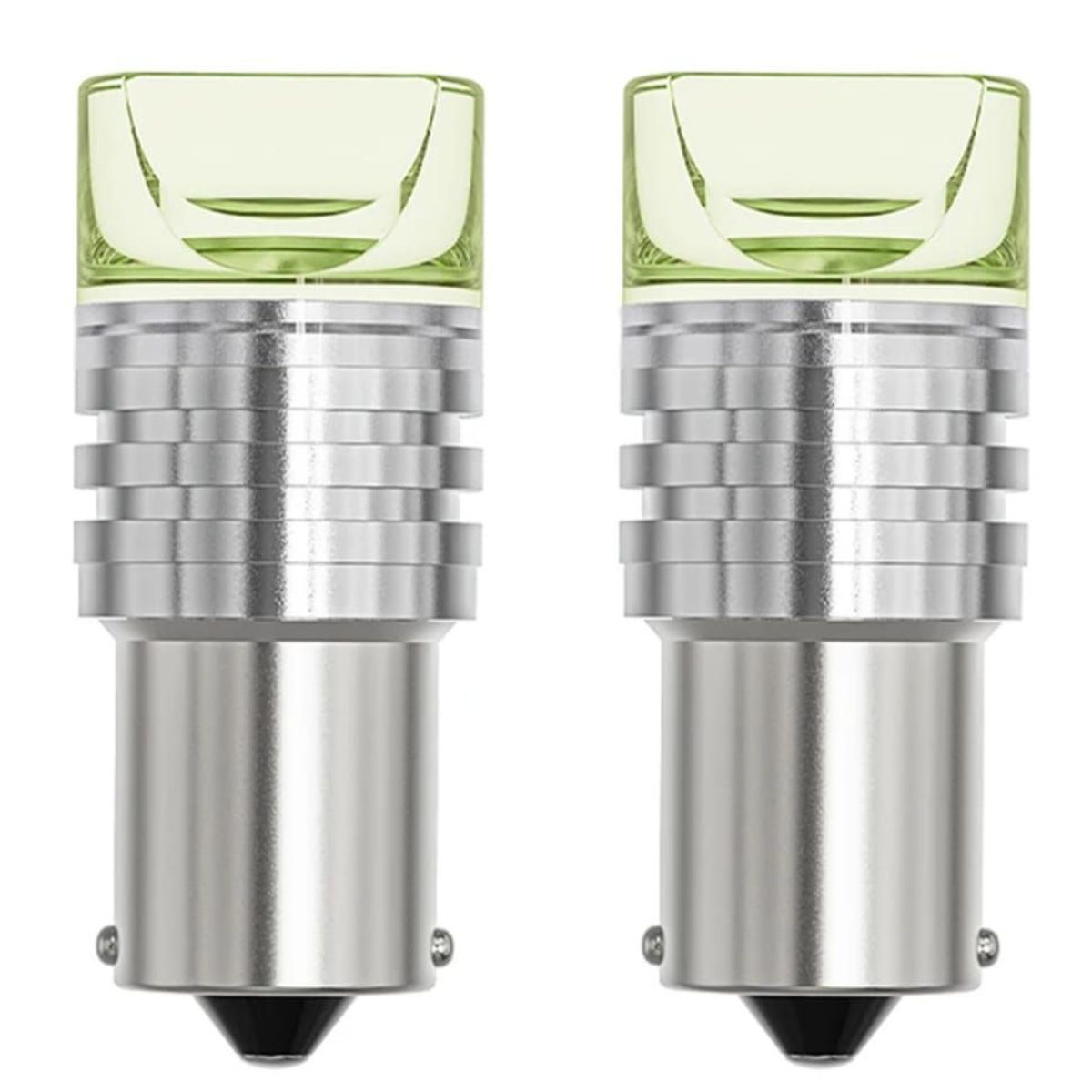 UNIVERSAL - Par bombillos 3D led 1156 direccional naranja strober carro