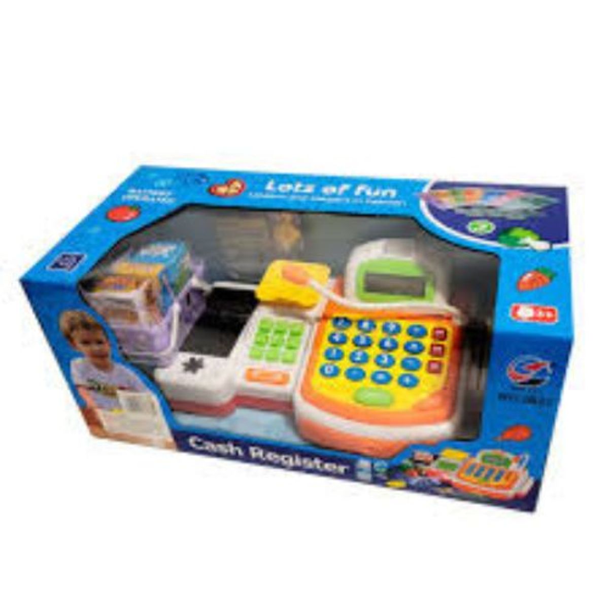 GENERICO - Caja registradora con micrófono y accesorios.