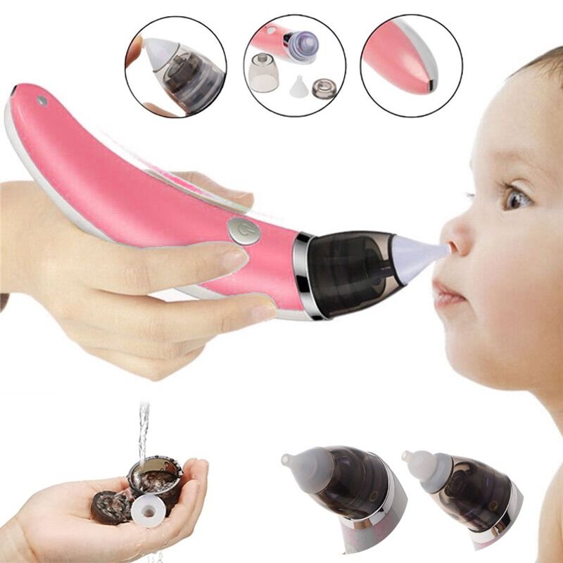 GENERICO - Aspirador Limpiador Nasal Y De Nariz Para Bebés - Eléctrico