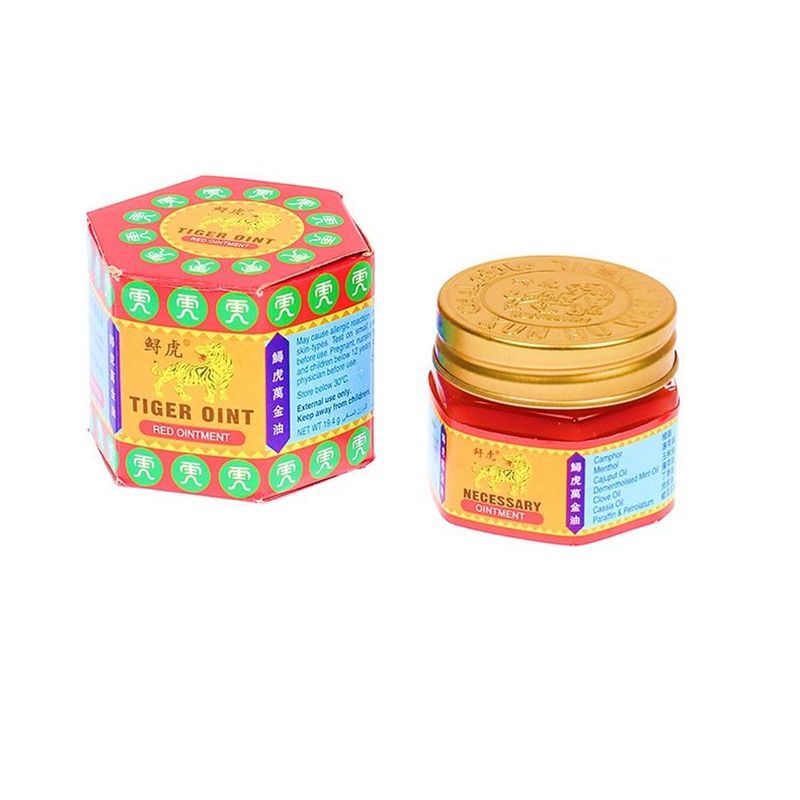 GENERICO - Balsamo Pomada Ungüento Tigre Rojo Natural Alivia Dolor