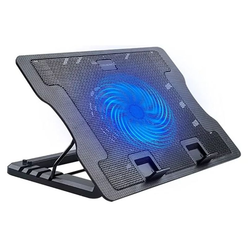 GENERICO - Base Refrigerante Para Portatil Con 5 Niveles Y 1 Ventilador