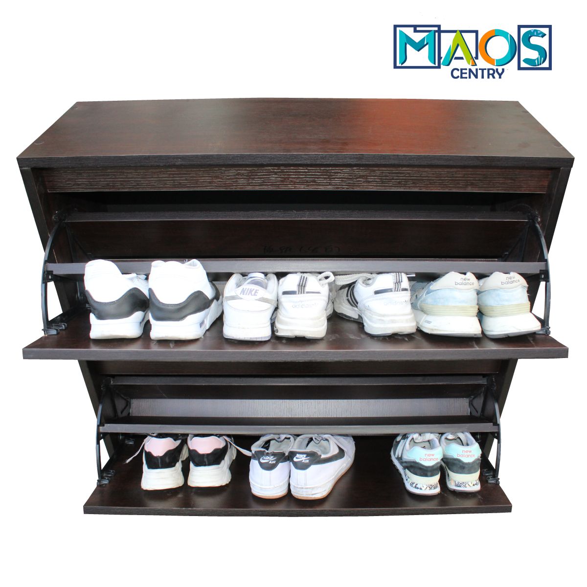 MAOS - ZAPATERO 2 NIVELES MUEBLE ORGANIZADOR EN MADERA