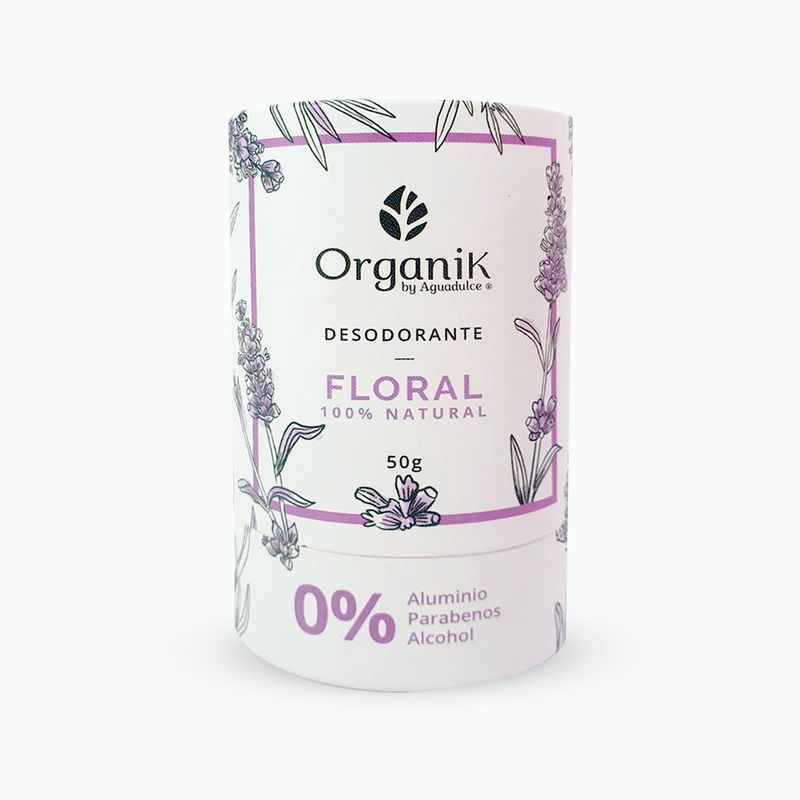 ORGANIK BY AGUADULCE - Desodorante Natural Floral Organik by Aguadulce 50 g