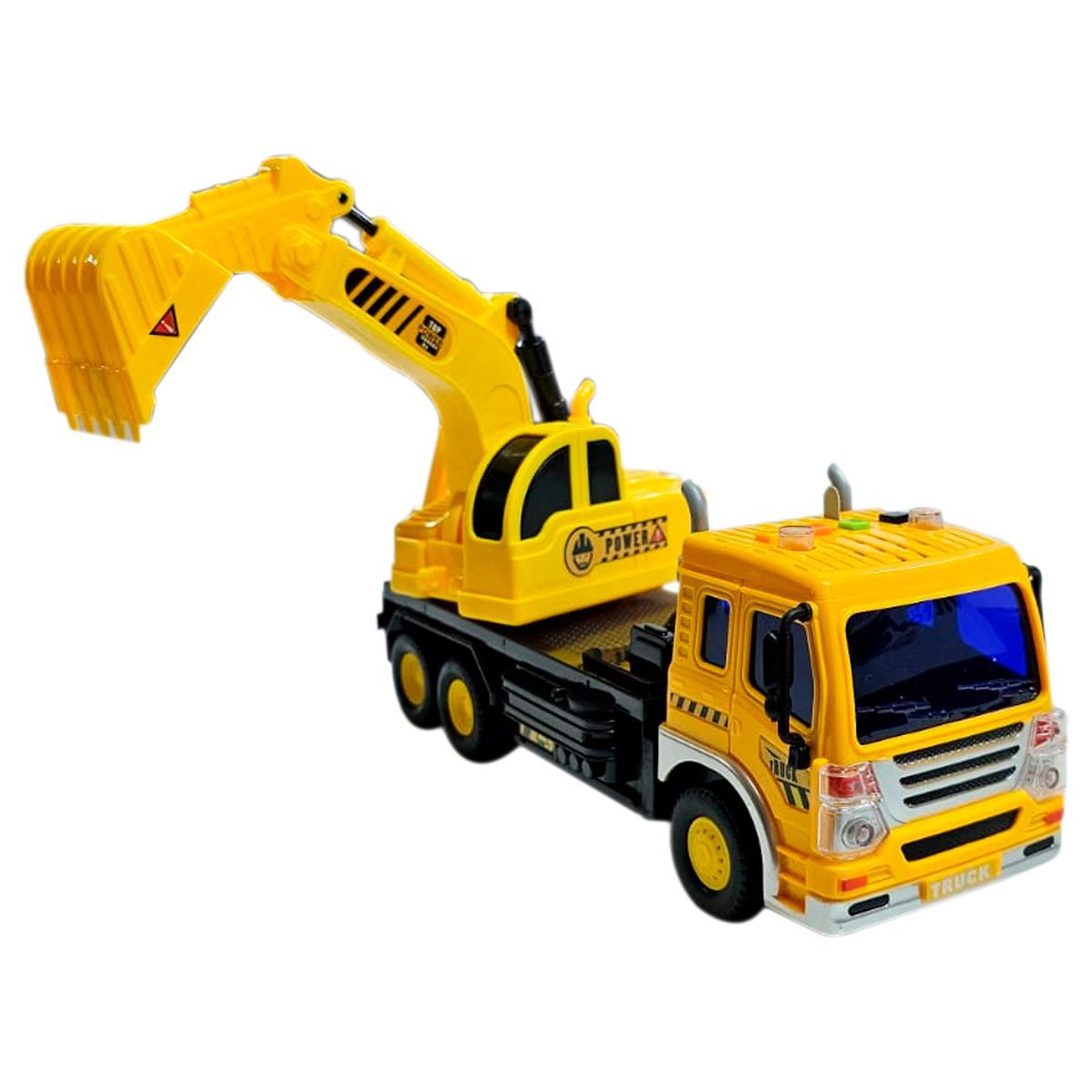 GENERICO - Camión Retroexcavadora Luz Sonido Truck Juguete Construcción