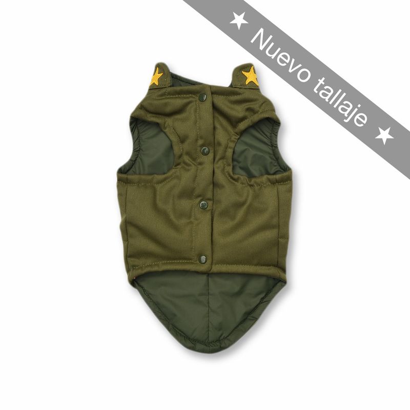 WAWAW - Chaleco para perro  talla 7XL verde estrellas militar Wawaw