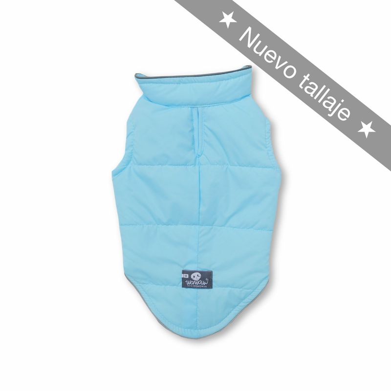 WAWAW - Chaleco para perro  talla 4XL lifesavers celeste embone reflectivo Wawaw