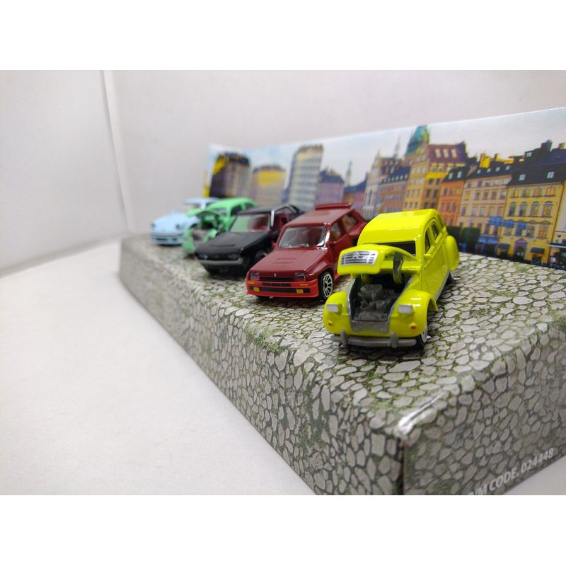 GENERICO - SET DE CARROS VINTAGE CARS Gigtpack ESCALA 164 DE COLECCIÓN