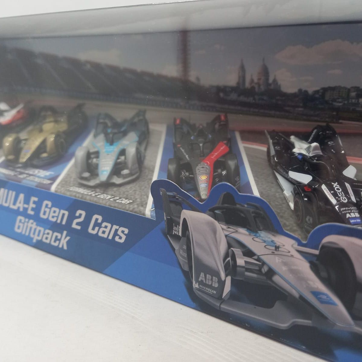 GENERICO - SET DE CARROS DE FORMULA E GEN 2 MAJORETTE ESCALA 1/64