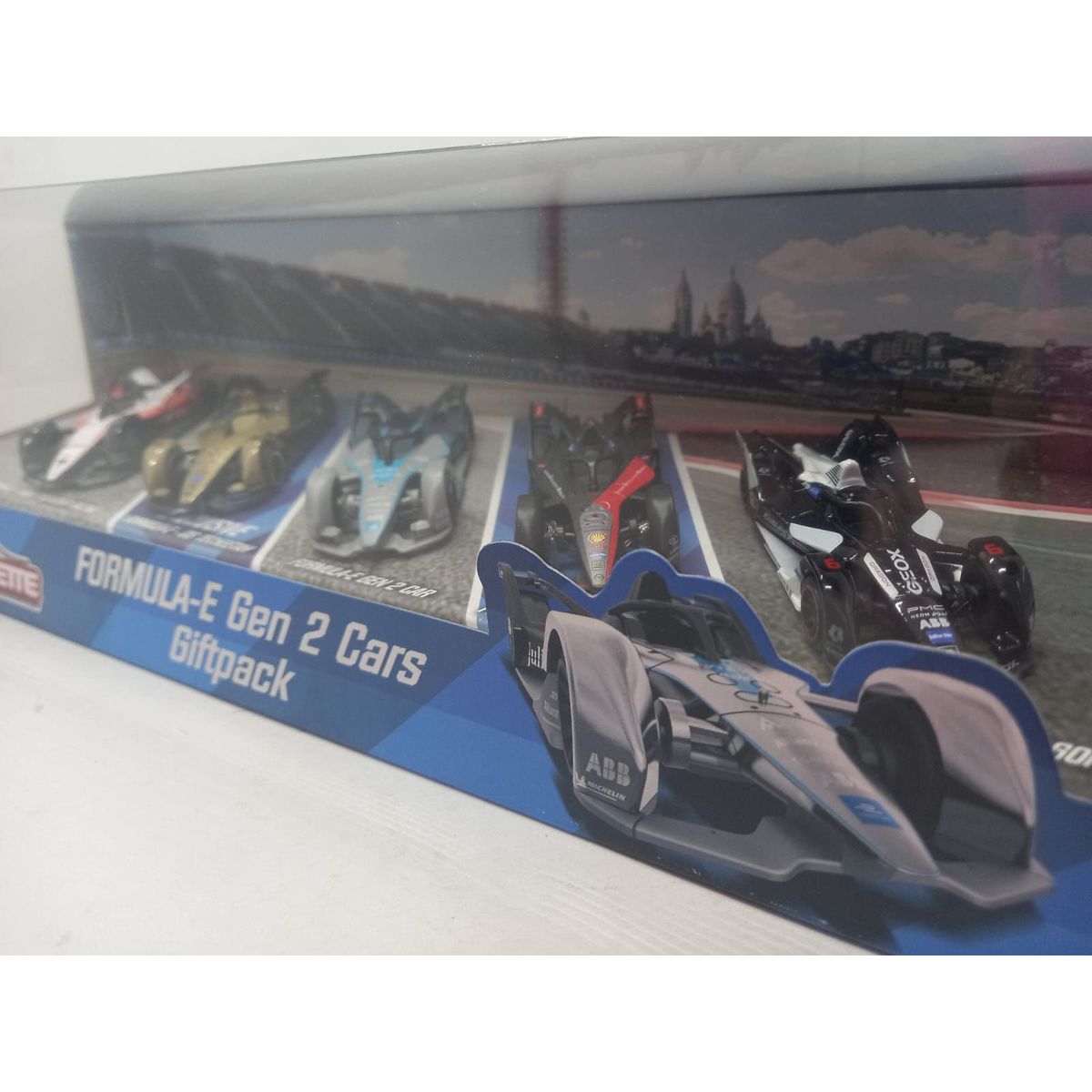 GENERICO - SET DE CARROS DE FORMULA E GEN 2 MAJORETTE ESCALA 1/64