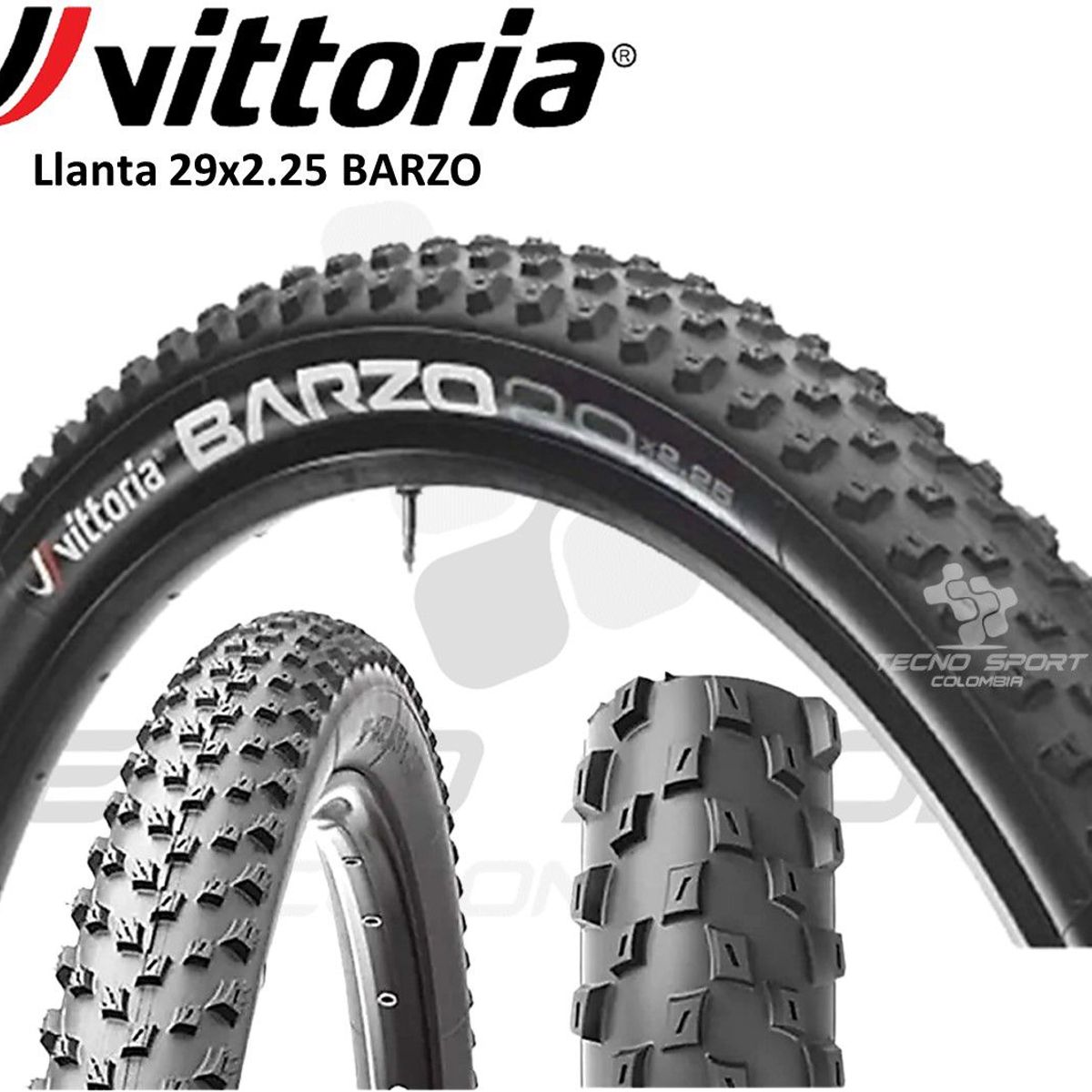 VITTORIA - Llanta Bicicleta 29 X 2.25 Vittoria Barzo Mtb X 2 Unidades