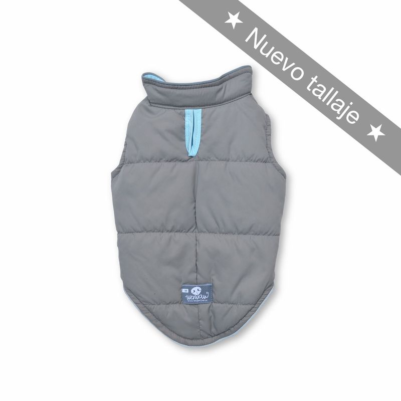 WAWAW - Chaleco para perro  talla XS lifesavers gris y celeste embone reflectivo Wawaw