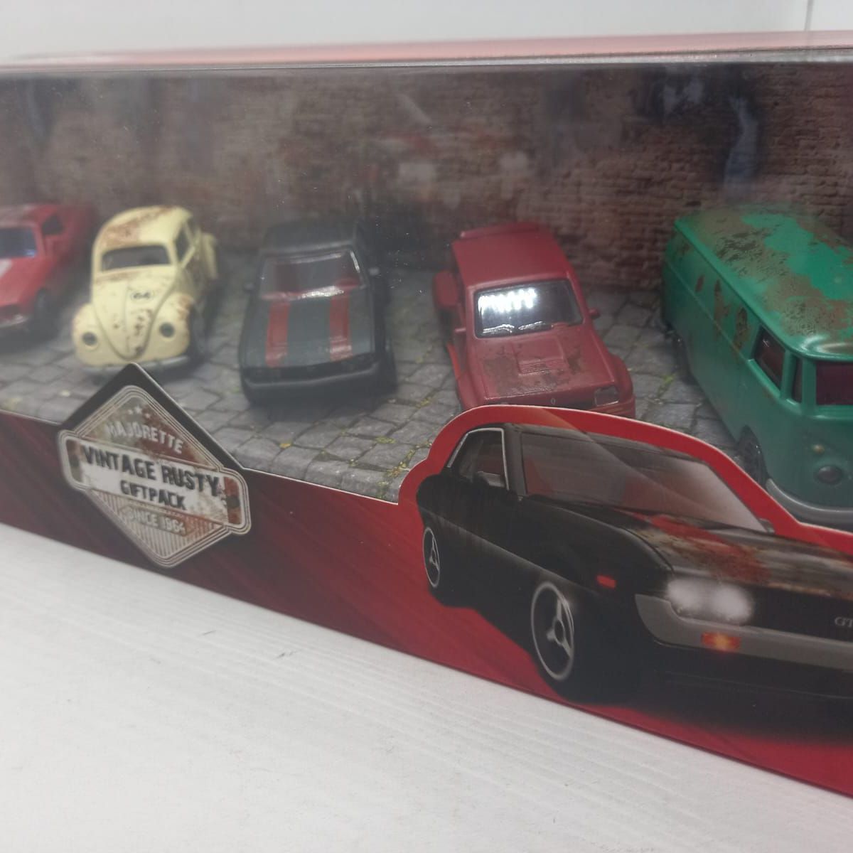 GENERICO - SET DE CARROS MAJORETTE VINTAGE RUSTY ESCALA 164 DE COLECCIÓN