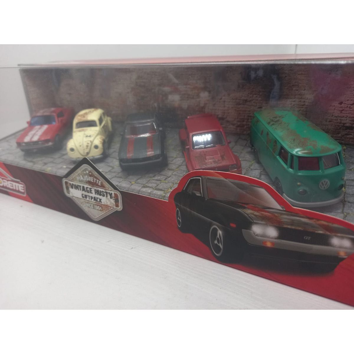 GENERICO - SET DE CARROS MAJORETTE VINTAGE RUSTY ESCALA 164 DE COLECCIÓN