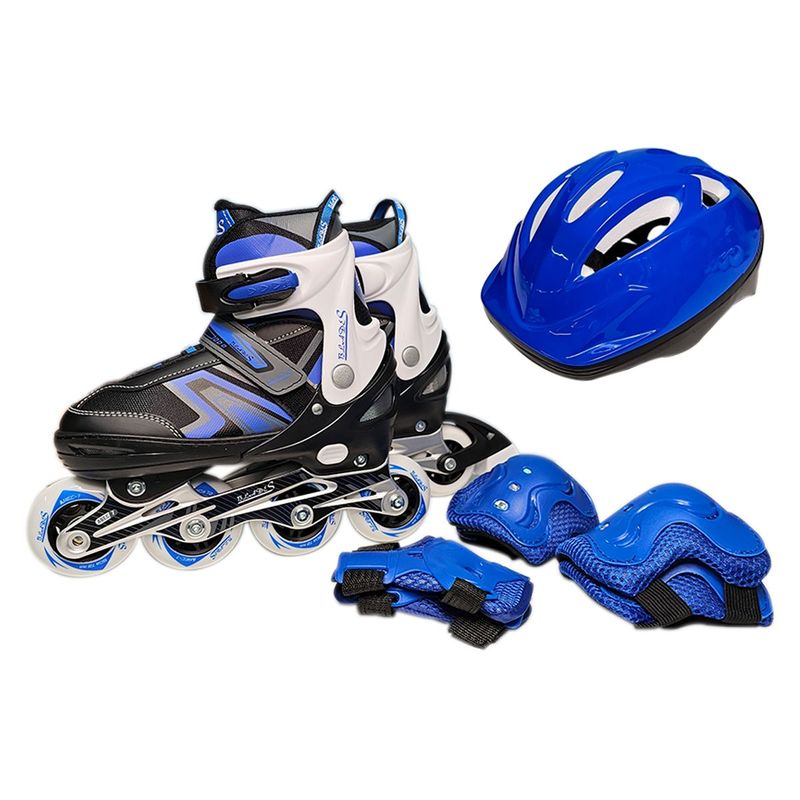 GENERICO - Kit patines semiprofesionales blades  casco y protección