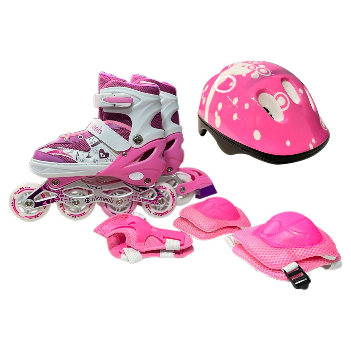 GENERICO - Patines Ajustables Linea Semiprofesionales Kit Onwheels Niño