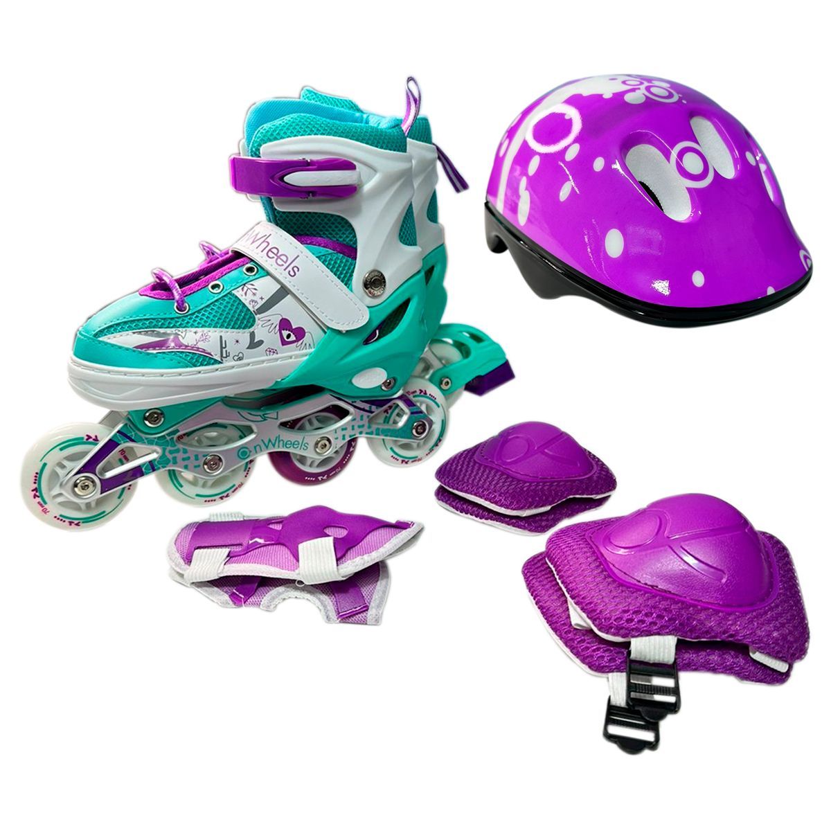 GENERICO - Patines Ajustables Linea Semiprofesionales Kit Onwheels Niño