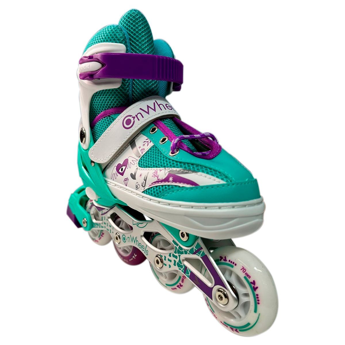 GENERICO - Patines Ajustables Linea Semiprofesionales Kit Onwheels Niño