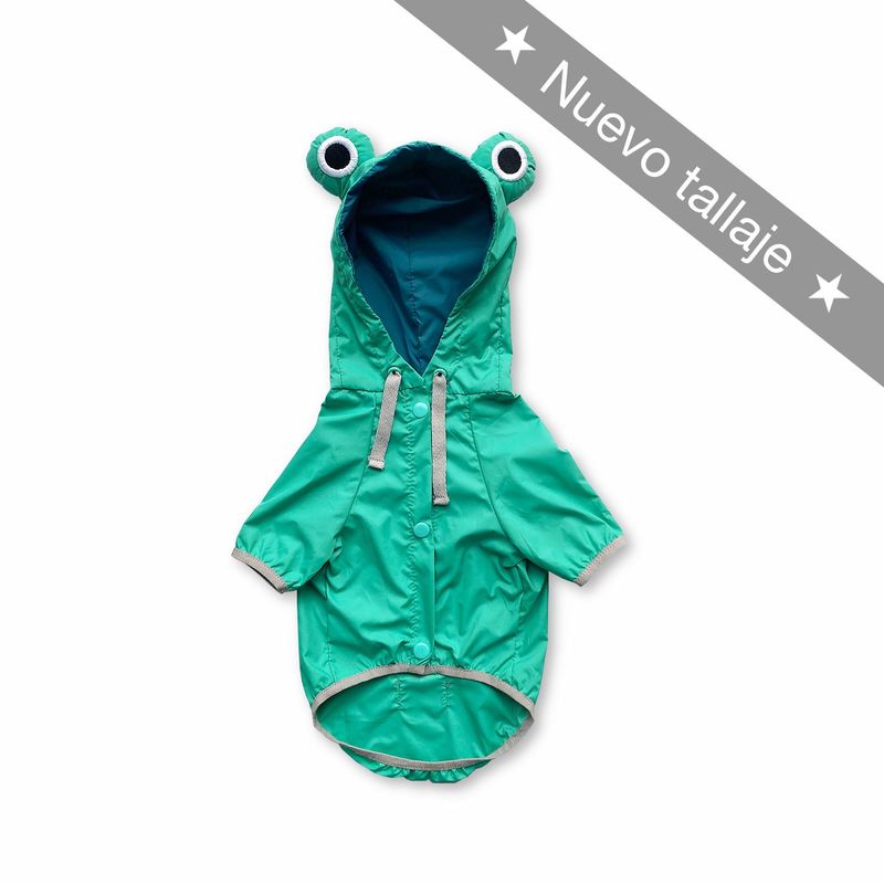 WAWAW - Chaqueta para perro  talla 5XL cortavientos rana verde jade Wawaw