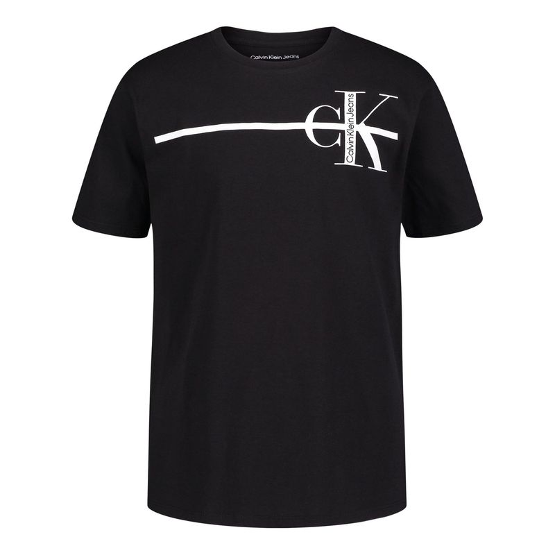 CALVIN KLEIN - Camiseta Con Logo Niño Negro Calvin Klein